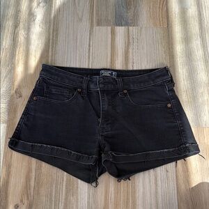 Black Abercrombie & Fitch Shorts low rise size 26/2